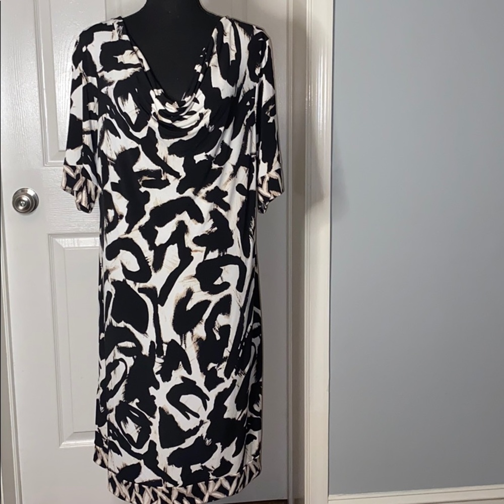Style & Co Cowl Neck Dress